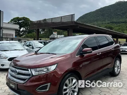 Ford EDGE AWD 3.5 V6 AT na cor Vermelha no OSORIO / RS - 6533390