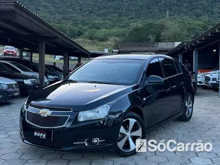 Chevrolet CRUZE LT 1.8 16V FLEXPOWER na cor Preta no OSORIO / RS - 6657512