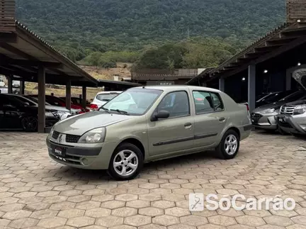 Renault CLIO SEDAN EXPRESSION 1.6 16V HIFLEX na cor Bege no OSORIO / RS - 6771865
