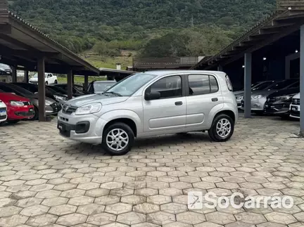 Fiat UNO ATTRACTIVE 1.0 6V na cor Prata no OSORIO / RS - 6868214