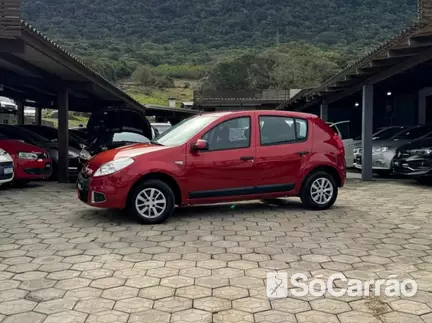 Renault SANDERO EXPRESSION 1.0 16V na cor Vermelha no OSORIO / RS - 6869447