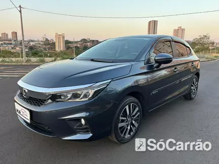Honda CITY HATCH EXL 1.5 16V CVT na cor Azul em Ribeirão Preto / SP - 6927356