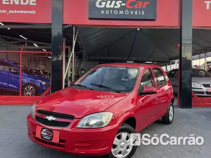 Chevrolet CELTA LT 1.0 VHC-E 8V FLEXPOWER na cor Vermelha em Palhoça / SC - 6798881