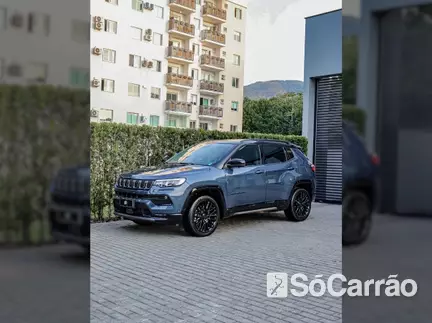 JEEP COMPASS LIMITED (PACK HIGH TECH) AWD 2.0 TB AT9 na cor Azul em Biguaçu / SC - 6787337
