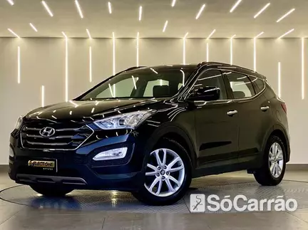 Hyundai SANTA FE GLS 4WD 3.3 V6 AT na cor Preta em São José dos Pinhais / PR - 6704483