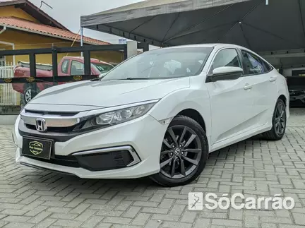 Honda CIVIC G10 LX 2.0 16V CVT na cor Branca em Santo Amaro da Imperatriz / SC - 6440030