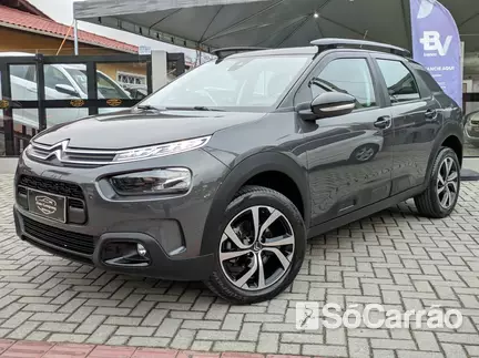 Citroen C4 CACTUS SHINE PACK 1.6 THP 16V AT na cor Cinza em Santo Amaro da Imperatriz / SC - 6440031