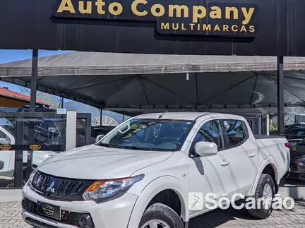 Mitsubishi L-200 CD TRITON SPORT GLS 4X4 2.4 TB AT na cor Branca em Santo Amaro da Imperatriz / SC - 6917539