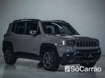 JEEP RENEGADE S (TETO) 4X4 1.3 T270 GSE AT9 na cor Cinza em São José dos Pinhais / PR - 6791256