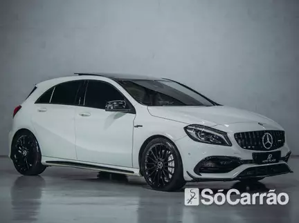 Mercedes A 45 AMG 2.0 16V TURBO 4MATIC na cor Branca em São José dos Pinhais / PR - 6943513