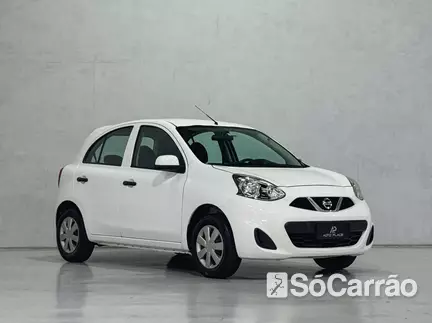 Nissan MARCH S 1.0 16V FLEXSTART na cor Branca em São José dos Pinhais / PR - 6967138