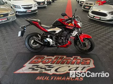Yamaha MT-03 321 ABS na cor Vermelha no Guaíba / RS - 6626460