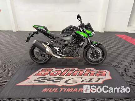 Kawasaki Z 400 na cor Verde no Guaíba / RS - 6767021