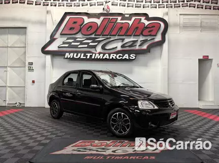 Renault LOGAN EXPRESSION 1.6 8V HIPOWER na cor Preta no Guaíba / RS - 6794665
