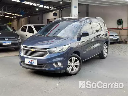 Chevrolet SPIN LTZ 7S 1.8 AT na cor Azul em Curitiba / PR - 6916638