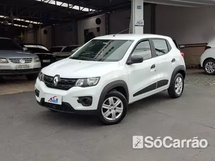 Renault KWID ZEN 1.0 12V na cor Branca em Curitiba / PR - 6962166