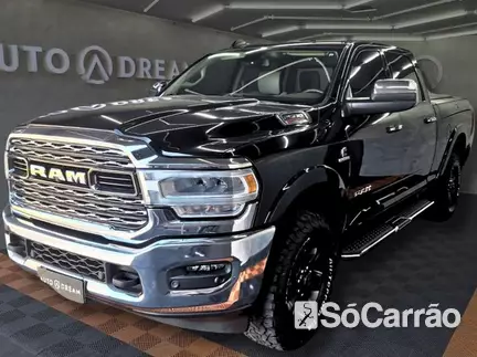 RAM 2500 LARAMIE 2500 CREW CAB 4X4 6.7 V6 na cor Preta em Curitiba / PR - 6383226