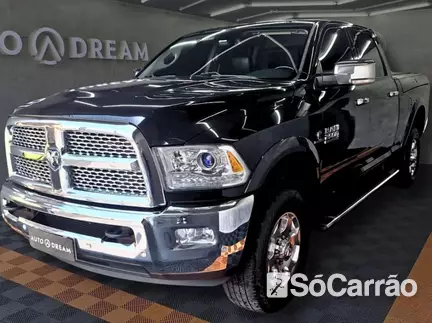 RAM 2500 LARAMIE CREW CAB 4X4 6.7 V6 365CV AT6 na cor Preta em Curitiba / PR - 6383227