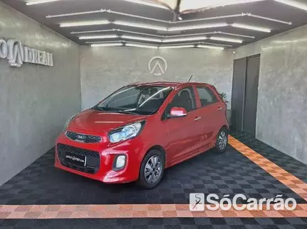 KIA PICANTO EX 1.0 12V AT na cor Vermelha em Curitiba / PR - 6814891