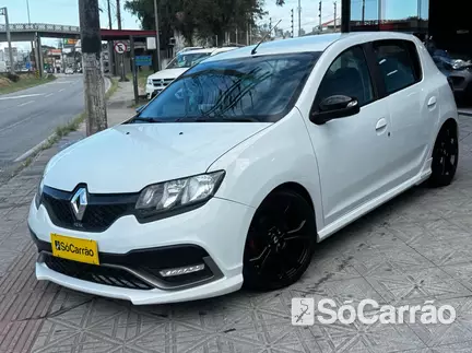 Renault SANDERO RS 2.0 16V HIFLEX na cor Branca em São José / SC - 6560370