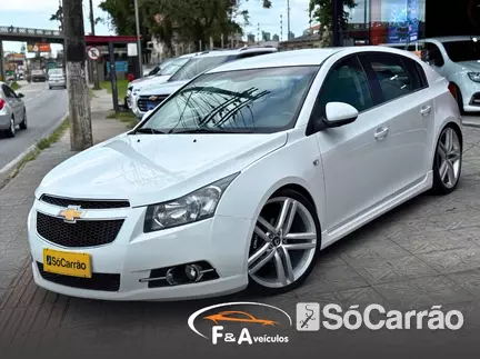 Chevrolet CRUZE LT 1.8 16V AT FLEXPOWER na cor Branca em São José / SC - 6930346