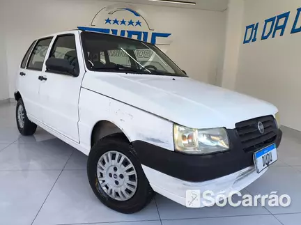 Fiat UNO MILLE FIRE ECONOMY 1.0 8V na cor Branca em Joinville / SC - 6796512