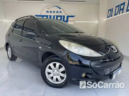 Peugeot 207 SW XR SPORT 1.4 8V na cor Preta em Joinville / SC - 6859908
