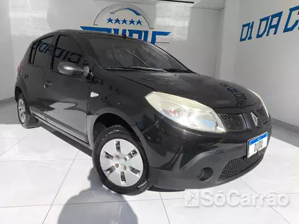 Renault SANDERO EXPRESSION(EXPRESSION PACK) 1.0 16V HIFLEX na cor Preta em Joinville / SC - 6890577