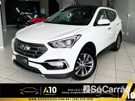 Hyundai SANTA FE GLS 7LUG 4WD 3.3 V6 AT na cor Branca em São José / SC - 6815708