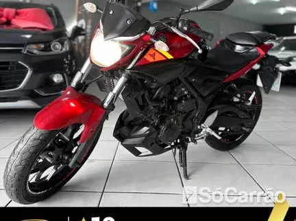 Yamaha MT-03 321 ABS na cor Vermelha em São José / SC - 6912715