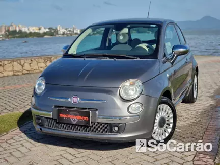 Fiat 500 LOUNGE 1.4 16V DUAL na cor Cinza em Florianópolis / SC - 6909895