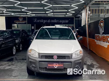 Fiat STRADA CS WORKING(HARD) 1.4 8V na cor Branca em Florianópolis / SC - 6980773