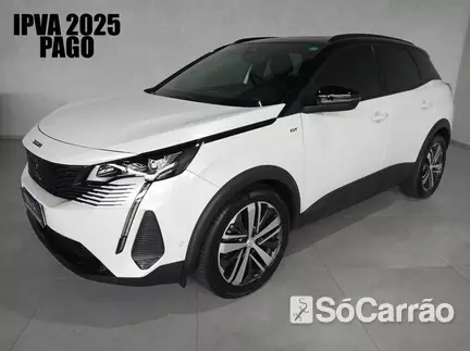 Peugeot 3008 SUV GT PACK 1.6 THP 16V AT6 na cor Branca em Curitiba / PR - 6595978