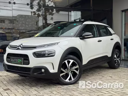 Citroen C4 CACTUS SHINE 1.6 THP 16V AT na cor Branca em Ponta Grossa / PR - 6881227