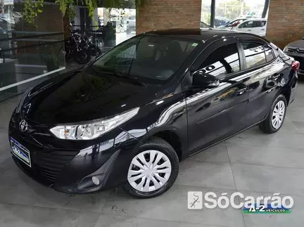 Toyota YARIS SEDAN XL 1.5 CVT na cor Preta em Campinas / SP - 6800978