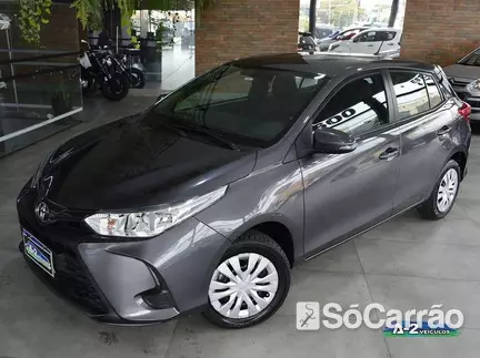 Toyota YARIS HATCH XL 1.5 CVT na cor Cinza em Campinas / SP - 6830295