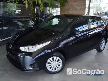Toyota YARIS HATCH XL 1.5 CVT na cor Preta em Campinas / SP - 6833221