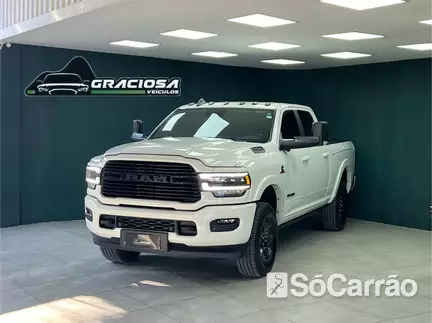 RAM 3500 3500 LARAMIE NIGHT EDITION 6.7 AT6 na cor Branca em Quatro Barras / PR - 6447887