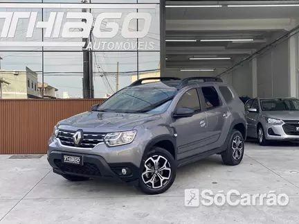 Renault DUSTER ICONIC PLUS 1.6 16V SCE CVT na cor Cinza em Palhoça / SC - 6680246