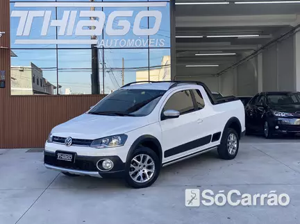 Volkswagen SAVEIRO CE CROSS 1.6 T. FLEX 16V na cor Branca em Palhoça / SC - 6697577