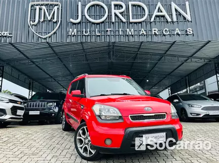 KIA SOUL EX 1.6 16V MT na cor Vermelha em Joinville / SC - 6344374