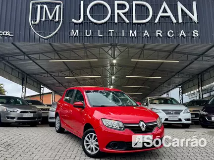 Renault SANDERO EXPRESSION(EXPRESSION PACK) 1.0 16V HIFLEX na cor Vermelha em Joinville / SC - 6804814