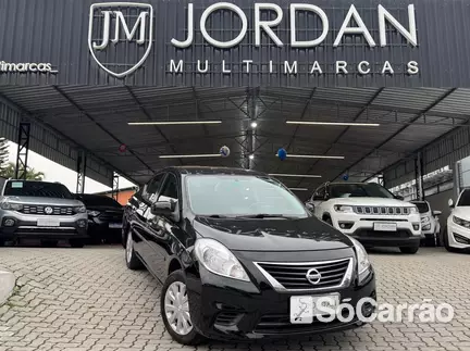 Nissan VERSA FLEX SV 1.6 16V na cor Preta em Joinville / SC - 6968625