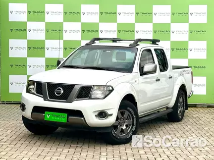 Nissan FRONTIER CD SV ATTACK 4X4 2.5 16V TDI AT na cor Branca em Florianópolis / SC - 6841488