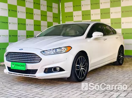 Ford FUSION TITANIUM AWD 2.0 16V GTDI AT na cor Branca em Florianópolis / SC - 6931480