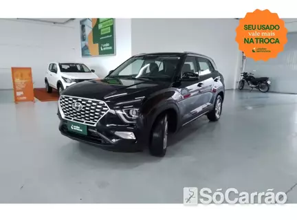 Hyundai CRETA COMFORT PLUS 1.0 12V T-GDI AT na cor Preta em Lages / SC - 6821765