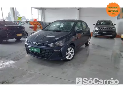Hyundai HB20 COMFORT PLUS 1.0 12V na cor Azul em Lages / SC - 6821773