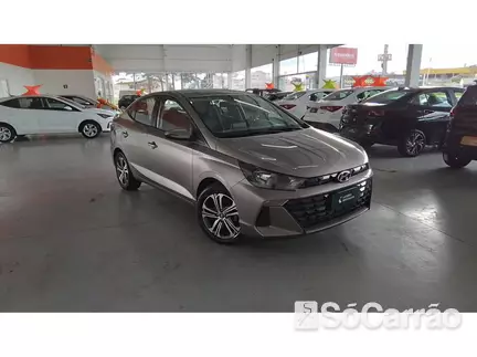 Hyundai HB20S COMFORT 1.0 TGDI 12V AT6 na cor Prata em Lages / SC - 6975553