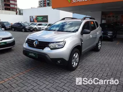 Renault DUSTER INTENSE PLUS 1.6 16V SCE MT6 na cor Prata em Jaraguá do Sul / SC - 6890083