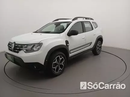 Renault DUSTER ICONIC 1.6 16V SCE CVT X-TRONIC na cor Branca em Jaraguá do Sul / SC - 6932779